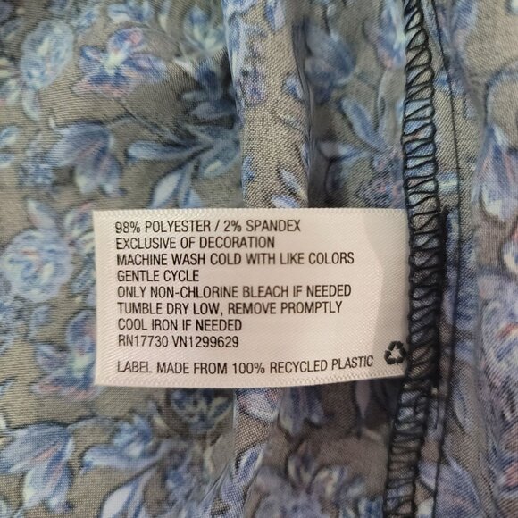 Wild Fable Floral Print Bustier slip dress With Lace Trim & Adjustable Straps 10 - Picture 3 of 6